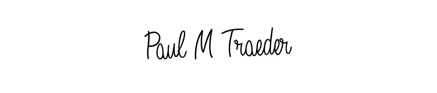 How to Draw Paul M Traeder signature style? Angelique-Rose-font-FFP is a latest design signature styles for name Paul M Traeder. Paul M Traeder signature style 5 images and pictures png