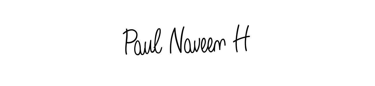 Best and Professional Signature Style for Paul Naveen H. Angelique-Rose-font-FFP Best Signature Style Collection. Paul Naveen H signature style 5 images and pictures png