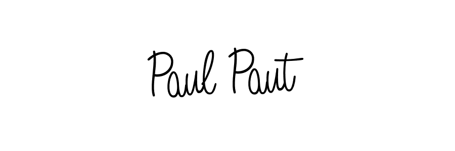 Make a beautiful signature design for name Paul Paut. With this signature (Angelique-Rose-font-FFP) style, you can create a handwritten signature for free. Paul Paut signature style 5 images and pictures png