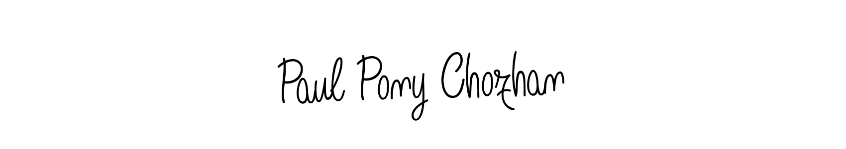 You can use this online signature creator to create a handwritten signature for the name Paul Pony Chozhan. This is the best online autograph maker. Paul Pony Chozhan signature style 5 images and pictures png