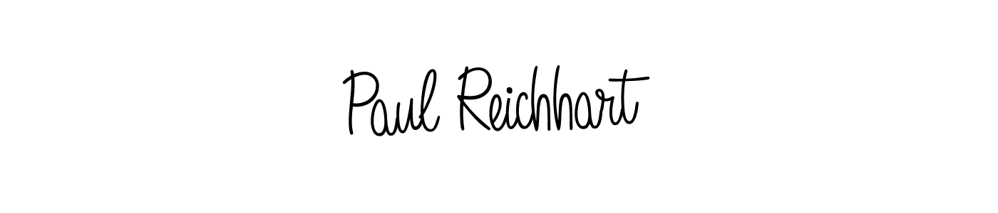 You should practise on your own different ways (Angelique-Rose-font-FFP) to write your name (Paul Reichhart) in signature. don't let someone else do it for you. Paul Reichhart signature style 5 images and pictures png