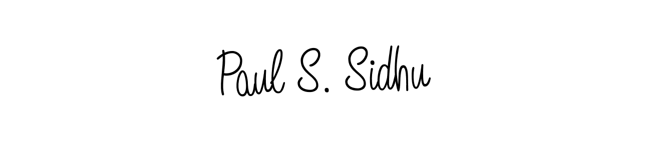 This is the best signature style for the Paul S. Sidhu name. Also you like these signature font (Angelique-Rose-font-FFP). Mix name signature. Paul S. Sidhu signature style 5 images and pictures png