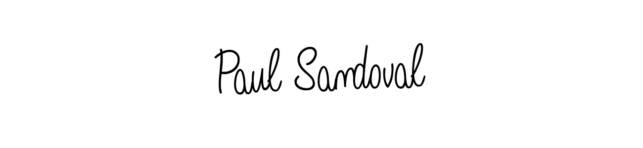 The best way (Angelique-Rose-font-FFP) to make a short signature is to pick only two or three words in your name. The name Paul Sandoval include a total of six letters. For converting this name. Paul Sandoval signature style 5 images and pictures png