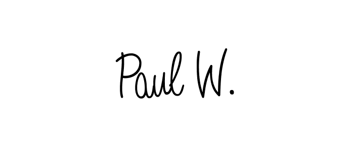 Make a short Paul W. signature style. Manage your documents anywhere anytime using Angelique-Rose-font-FFP. Create and add eSignatures, submit forms, share and send files easily. Paul W. signature style 5 images and pictures png