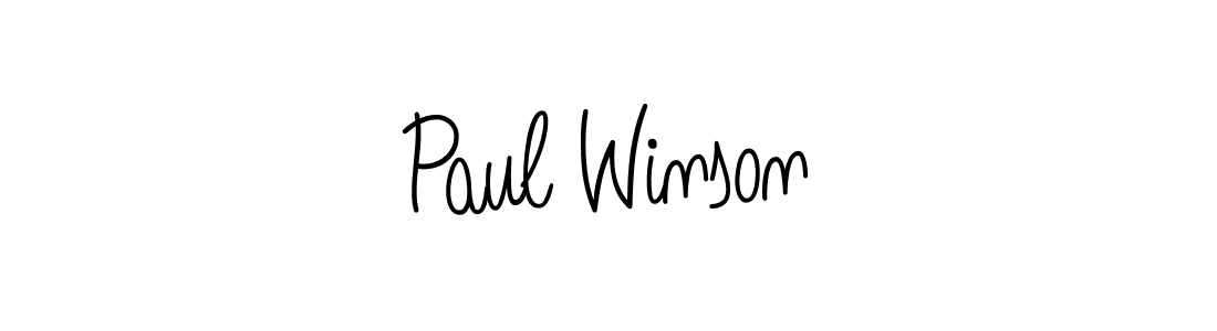 Make a beautiful signature design for name Paul Winson. Use this online signature maker to create a handwritten signature for free. Paul Winson signature style 5 images and pictures png