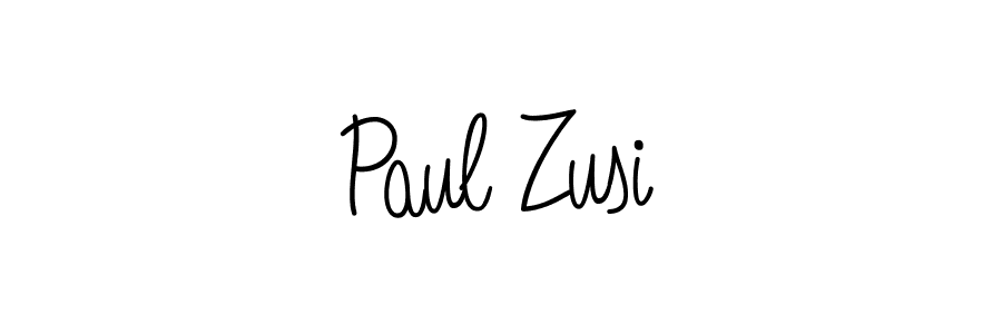 Design your own signature with our free online signature maker. With this signature software, you can create a handwritten (Angelique-Rose-font-FFP) signature for name Paul Zusi. Paul Zusi signature style 5 images and pictures png