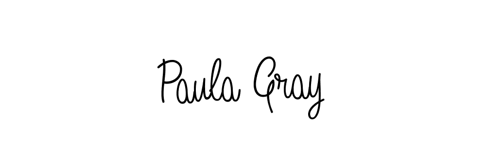 How to make Paula Gray name signature. Use Angelique-Rose-font-FFP style for creating short signs online. This is the latest handwritten sign. Paula Gray signature style 5 images and pictures png