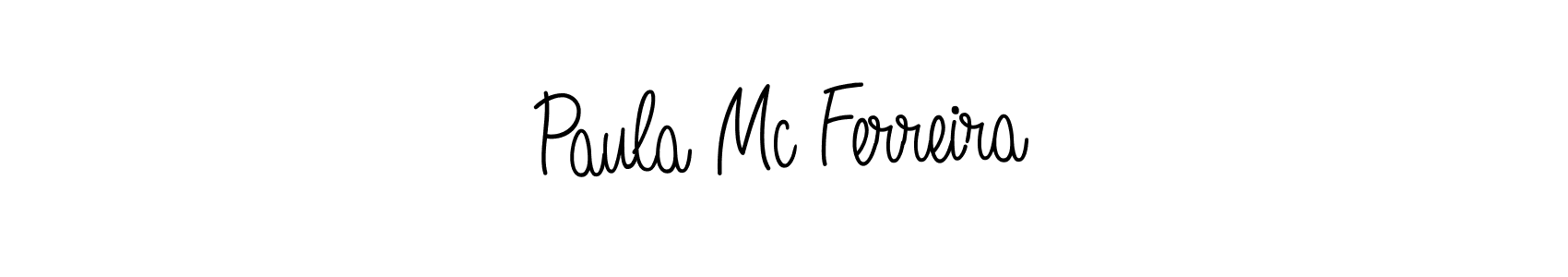 Angelique-Rose-font-FFP is a professional signature style that is perfect for those who want to add a touch of class to their signature. It is also a great choice for those who want to make their signature more unique. Get Paula Mc Ferreira name to fancy signature for free. Paula Mc Ferreira signature style 5 images and pictures png