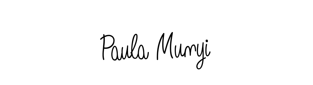 Check out images of Autograph of Paula Munyi name. Actor Paula Munyi Signature Style. Angelique-Rose-font-FFP is a professional sign style online. Paula Munyi signature style 5 images and pictures png