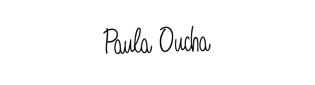 It looks lik you need a new signature style for name Paula Oucha. Design unique handwritten (Angelique-Rose-font-FFP) signature with our free signature maker in just a few clicks. Paula Oucha signature style 5 images and pictures png