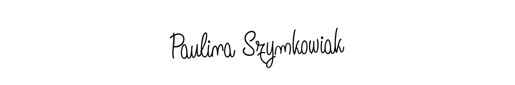 Make a beautiful signature design for name Paulina Szymkowiak. Use this online signature maker to create a handwritten signature for free. Paulina Szymkowiak signature style 5 images and pictures png