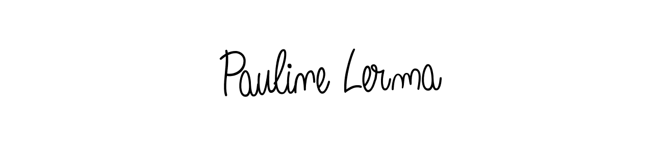 Create a beautiful signature design for name Pauline Lerma. With this signature (Angelique-Rose-font-FFP) fonts, you can make a handwritten signature for free. Pauline Lerma signature style 5 images and pictures png