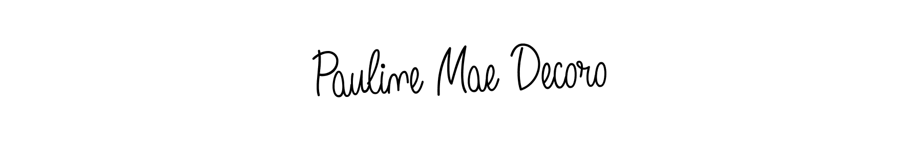 Here are the top 10 professional signature styles for the name Pauline Mae Decoro. These are the best autograph styles you can use for your name. Pauline Mae Decoro signature style 5 images and pictures png