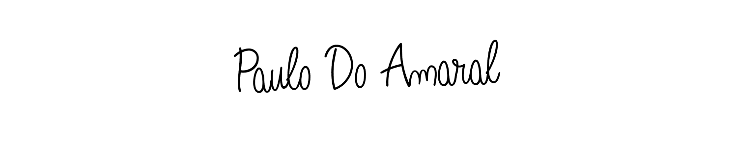 Make a beautiful signature design for name Paulo Do Amaral. With this signature (Angelique-Rose-font-FFP) style, you can create a handwritten signature for free. Paulo Do Amaral signature style 5 images and pictures png