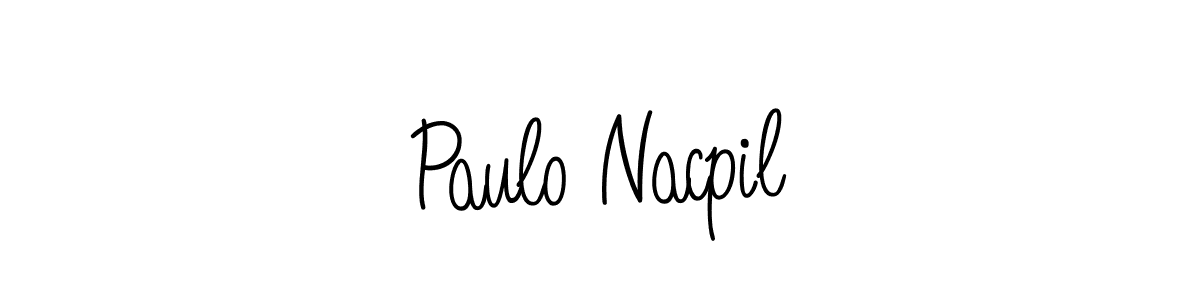 Create a beautiful signature design for name Paulo Nacpil. With this signature (Angelique-Rose-font-FFP) fonts, you can make a handwritten signature for free. Paulo Nacpil signature style 5 images and pictures png