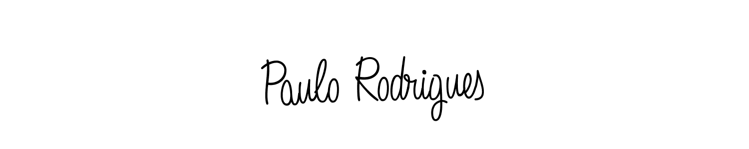 Paulo Rodrigues stylish signature style. Best Handwritten Sign (Angelique-Rose-font-FFP) for my name. Handwritten Signature Collection Ideas for my name Paulo Rodrigues. Paulo Rodrigues signature style 5 images and pictures png