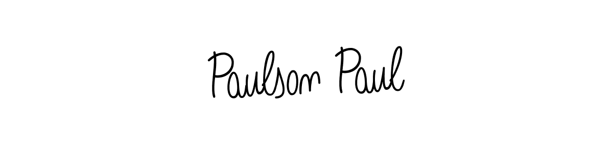It looks lik you need a new signature style for name Paulson Paul. Design unique handwritten (Angelique-Rose-font-FFP) signature with our free signature maker in just a few clicks. Paulson Paul signature style 5 images and pictures png
