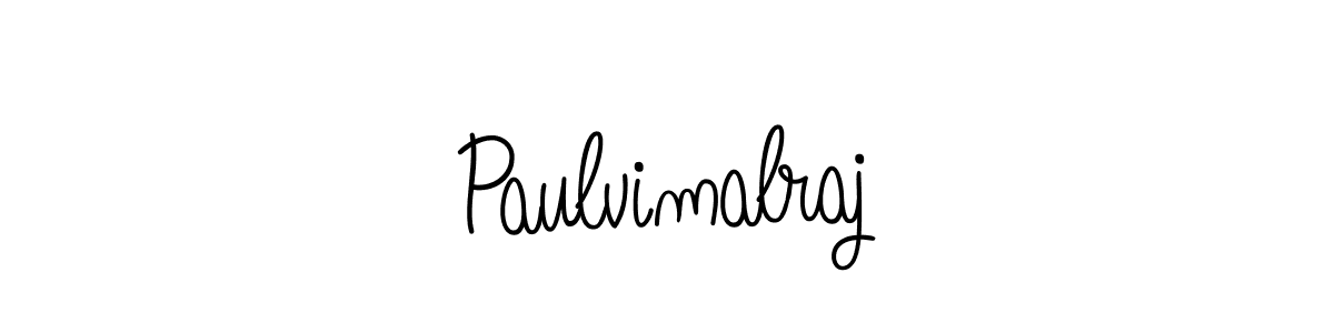 How to make Paulvimalraj signature? Angelique-Rose-font-FFP is a professional autograph style. Create handwritten signature for Paulvimalraj name. Paulvimalraj signature style 5 images and pictures png