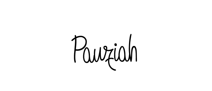 Pauziah stylish signature style. Best Handwritten Sign (Angelique-Rose-font-FFP) for my name. Handwritten Signature Collection Ideas for my name Pauziah. Pauziah signature style 5 images and pictures png