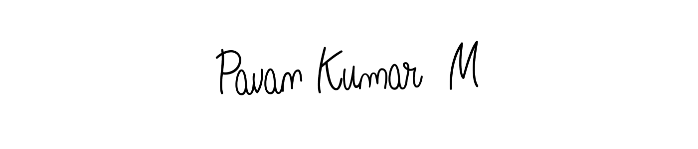 Make a short Pavan Kumar  M signature style. Manage your documents anywhere anytime using Angelique-Rose-font-FFP. Create and add eSignatures, submit forms, share and send files easily. Pavan Kumar  M signature style 5 images and pictures png