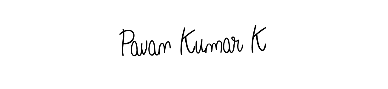 How to make Pavan Kumar K signature? Angelique-Rose-font-FFP is a professional autograph style. Create handwritten signature for Pavan Kumar K name. Pavan Kumar K signature style 5 images and pictures png