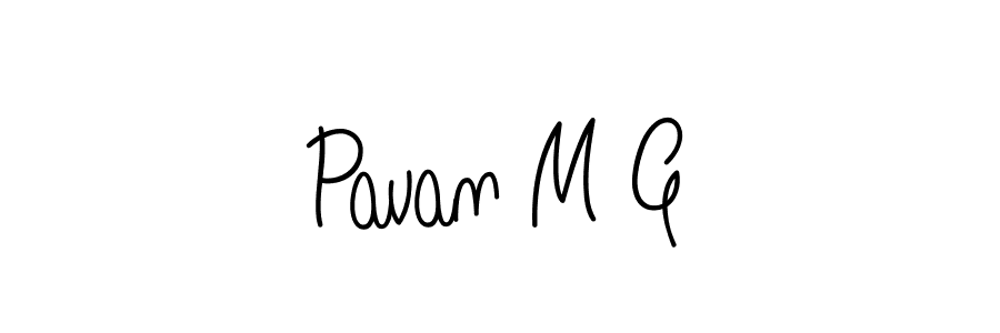 Make a beautiful signature design for name Pavan M G. Use this online signature maker to create a handwritten signature for free. Pavan M G signature style 5 images and pictures png