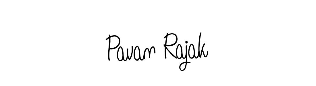 Design your own signature with our free online signature maker. With this signature software, you can create a handwritten (Angelique-Rose-font-FFP) signature for name Pavan Rajak. Pavan Rajak signature style 5 images and pictures png