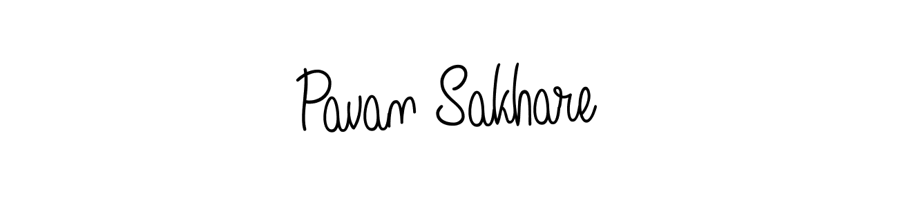 Design your own signature with our free online signature maker. With this signature software, you can create a handwritten (Angelique-Rose-font-FFP) signature for name Pavan Sakhare. Pavan Sakhare signature style 5 images and pictures png