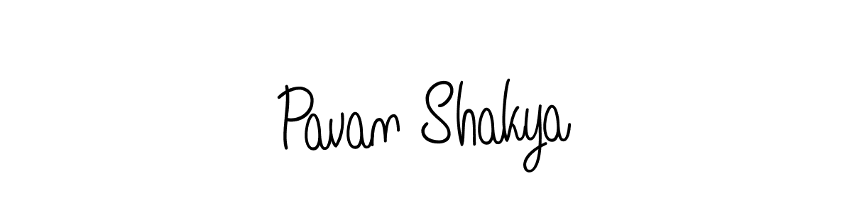 Make a beautiful signature design for name Pavan Shakya. With this signature (Angelique-Rose-font-FFP) style, you can create a handwritten signature for free. Pavan Shakya signature style 5 images and pictures png