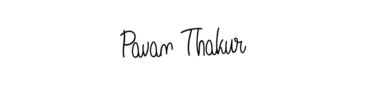 Create a beautiful signature design for name Pavan Thakur. With this signature (Angelique-Rose-font-FFP) fonts, you can make a handwritten signature for free. Pavan Thakur signature style 5 images and pictures png