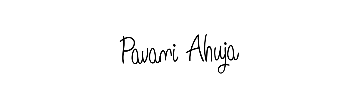 Also we have Pavani Ahuja name is the best signature style. Create professional handwritten signature collection using Angelique-Rose-font-FFP autograph style. Pavani Ahuja signature style 5 images and pictures png