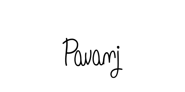 How to Draw Pavanj signature style? Angelique-Rose-font-FFP is a latest design signature styles for name Pavanj. Pavanj signature style 5 images and pictures png