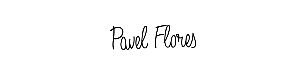 Use a signature maker to create a handwritten signature online. With this signature software, you can design (Angelique-Rose-font-FFP) your own signature for name Pavel Flores. Pavel Flores signature style 5 images and pictures png