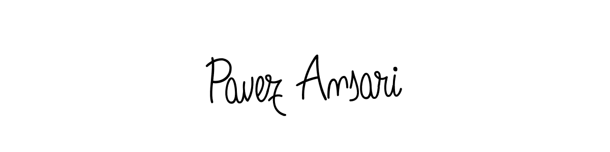 if you are searching for the best signature style for your name Pavez Ansari. so please give up your signature search. here we have designed multiple signature styles  using Angelique-Rose-font-FFP. Pavez Ansari signature style 5 images and pictures png
