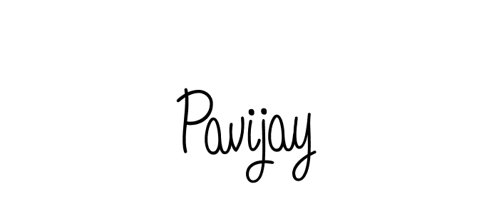 How to make Pavijay name signature. Use Angelique-Rose-font-FFP style for creating short signs online. This is the latest handwritten sign. Pavijay signature style 5 images and pictures png