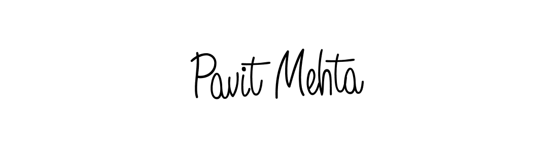 Pavit Mehta stylish signature style. Best Handwritten Sign (Angelique-Rose-font-FFP) for my name. Handwritten Signature Collection Ideas for my name Pavit Mehta. Pavit Mehta signature style 5 images and pictures png