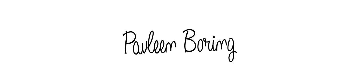 Once you've used our free online signature maker to create your best signature Angelique-Rose-font-FFP style, it's time to enjoy all of the benefits that Pavleen Boring name signing documents. Pavleen Boring signature style 5 images and pictures png