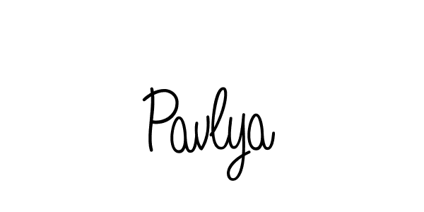 Pavlya stylish signature style. Best Handwritten Sign (Angelique-Rose-font-FFP) for my name. Handwritten Signature Collection Ideas for my name Pavlya. Pavlya signature style 5 images and pictures png