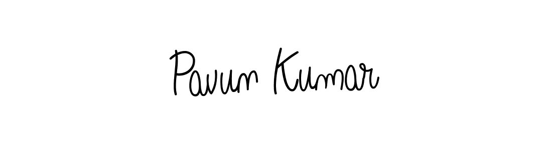 Pavun Kumar stylish signature style. Best Handwritten Sign (Angelique-Rose-font-FFP) for my name. Handwritten Signature Collection Ideas for my name Pavun Kumar. Pavun Kumar signature style 5 images and pictures png