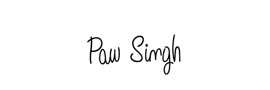 How to make Paw Singh signature? Angelique-Rose-font-FFP is a professional autograph style. Create handwritten signature for Paw Singh name. Paw Singh signature style 5 images and pictures png