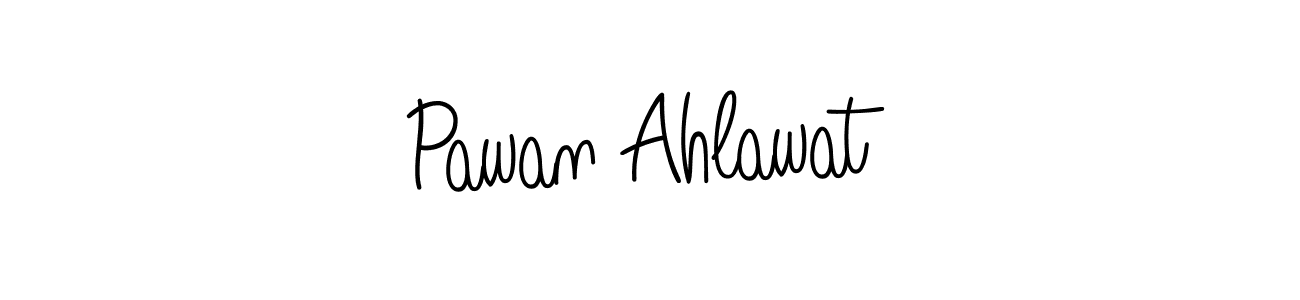 Make a beautiful signature design for name Pawan Ahlawat. With this signature (Angelique-Rose-font-FFP) style, you can create a handwritten signature for free. Pawan Ahlawat signature style 5 images and pictures png