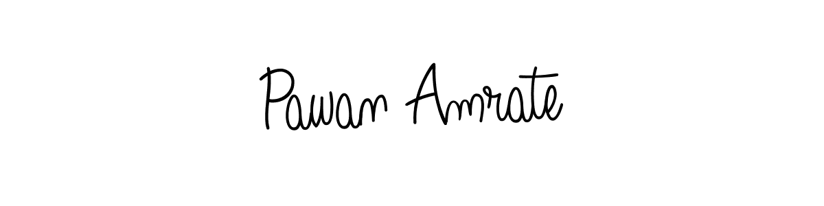 Pawan Amrate stylish signature style. Best Handwritten Sign (Angelique-Rose-font-FFP) for my name. Handwritten Signature Collection Ideas for my name Pawan Amrate. Pawan Amrate signature style 5 images and pictures png