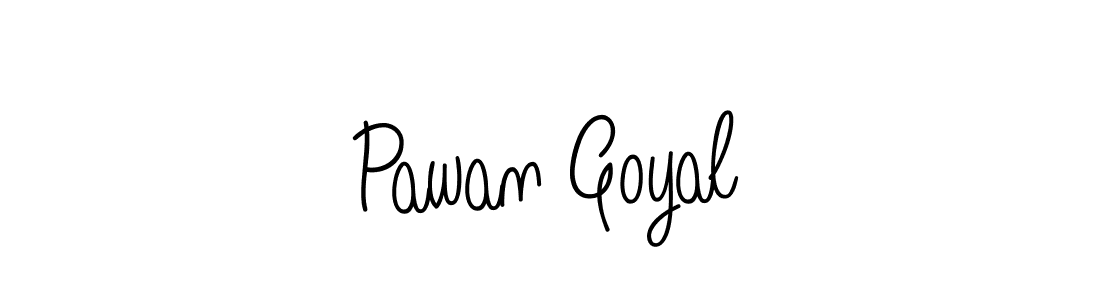 Create a beautiful signature design for name Pawan Goyal. With this signature (Angelique-Rose-font-FFP) fonts, you can make a handwritten signature for free. Pawan Goyal signature style 5 images and pictures png