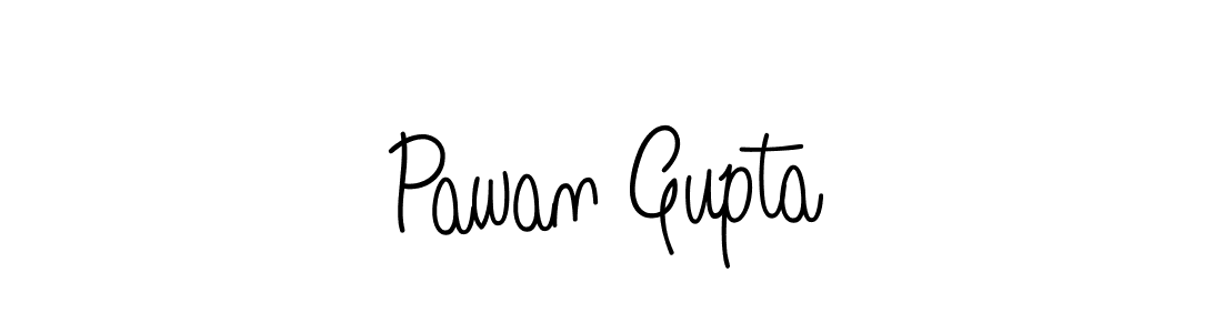 Create a beautiful signature design for name Pawan Gupta. With this signature (Angelique-Rose-font-FFP) fonts, you can make a handwritten signature for free. Pawan Gupta signature style 5 images and pictures png