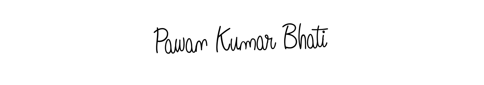 Make a beautiful signature design for name Pawan Kumar Bhati. Use this online signature maker to create a handwritten signature for free. Pawan Kumar Bhati signature style 5 images and pictures png