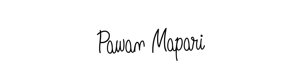 Also we have Pawan Mapari name is the best signature style. Create professional handwritten signature collection using Angelique-Rose-font-FFP autograph style. Pawan Mapari signature style 5 images and pictures png
