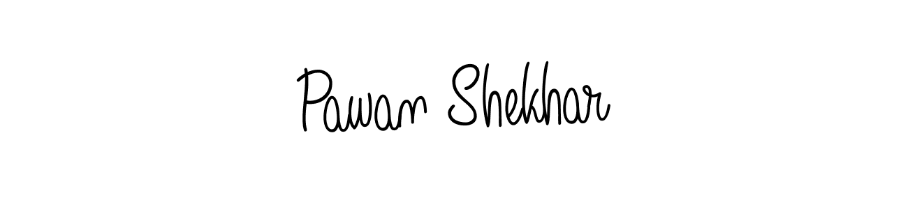 The best way (Angelique-Rose-font-FFP) to make a short signature is to pick only two or three words in your name. The name Pawan Shekhar include a total of six letters. For converting this name. Pawan Shekhar signature style 5 images and pictures png
