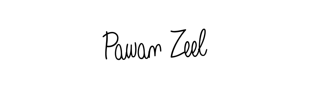 Also we have Pawan Zeel name is the best signature style. Create professional handwritten signature collection using Angelique-Rose-font-FFP autograph style. Pawan Zeel signature style 5 images and pictures png
