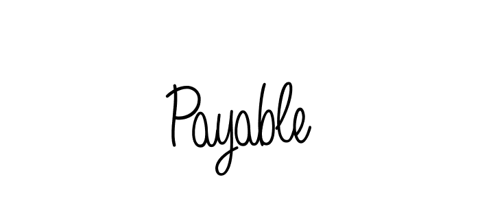 Similarly Angelique-Rose-font-FFP is the best handwritten signature design. Signature creator online .You can use it as an online autograph creator for name Payable. Payable signature style 5 images and pictures png
