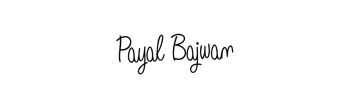 It looks lik you need a new signature style for name Payal Bajwan. Design unique handwritten (Angelique-Rose-font-FFP) signature with our free signature maker in just a few clicks. Payal Bajwan signature style 5 images and pictures png